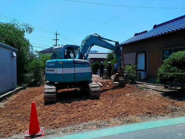 小屋の解体も完了しました。豊田市の古民家再生現場