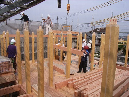 建舞日和・緑区新築現場から